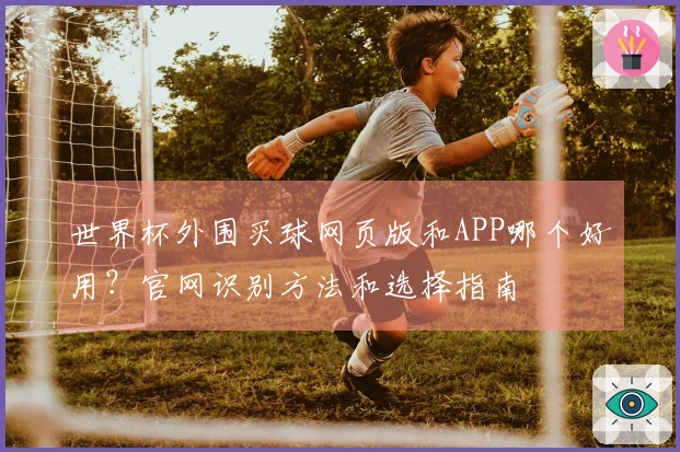 世界杯外围买球网页版和APP哪个好用？官网识别方法和选择指南