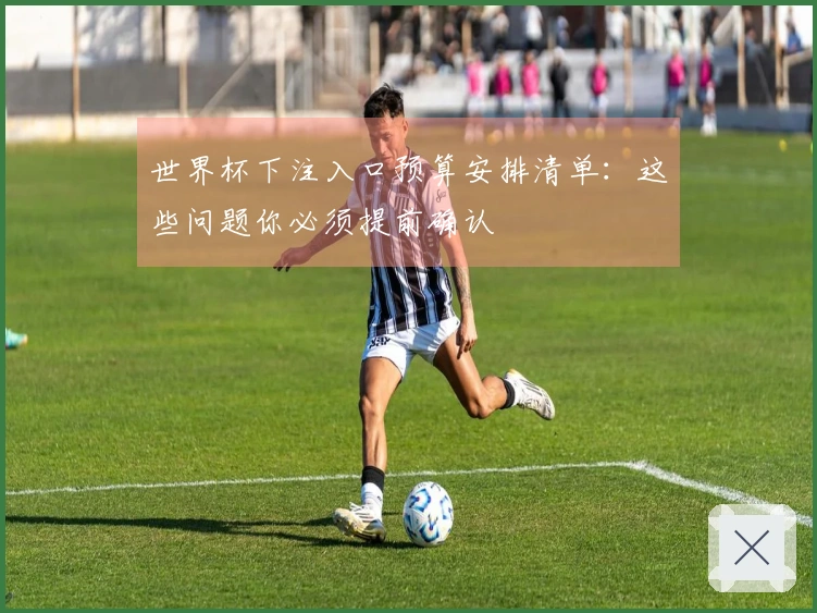 世界杯下注入口预算安排清单：这些问题你必须提前确认